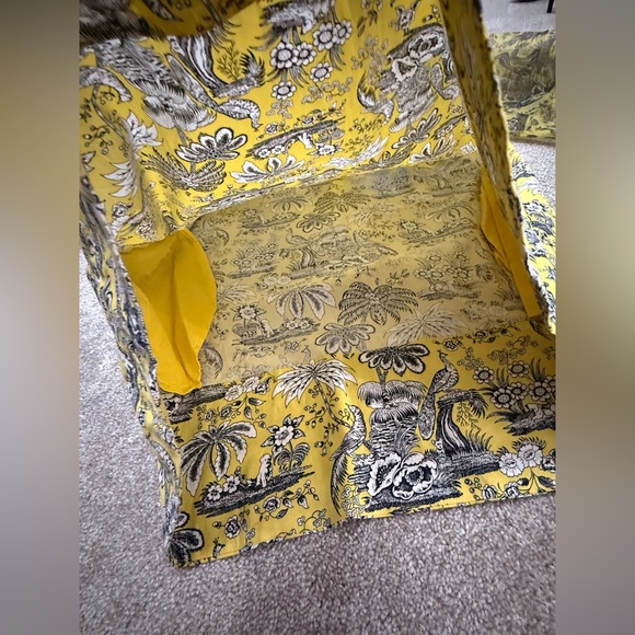 STAUD - Butter Yellow Garden Toile Puff Sleeve Mini Dress - Medium - Gorgeous - Picture 11 of 16